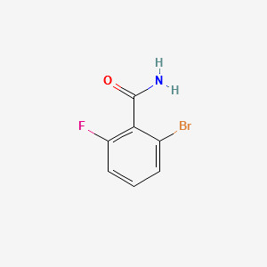 2-BROMO-6-FLUOROBENZAMIDE structure, CAS 107485-63-2