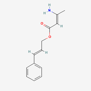 3-AMINO CROTONIC ACID CINNAMYL ESTER structure, CAS 103909-86-0