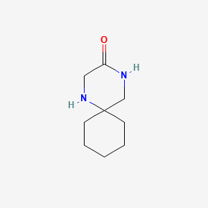 1,4-Diaza-spiro[5.5]undecan-3-one structure, CAS 1547757-91-4