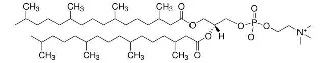 1,2-DI 3,7,11,15-TETRAMETHYLHEXADECANOYL-SN-GLYCERO-3-PHOSPHOCHOLINE structure, CAS 207131-40-6