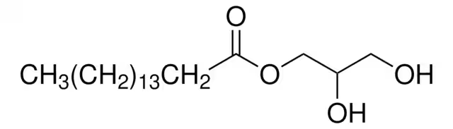 MONOPALMITIN structure, CAS 542-44-9