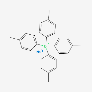 SODIUM TETRA(P-TOLYL)BORATE structure, CAS 15738-23-5