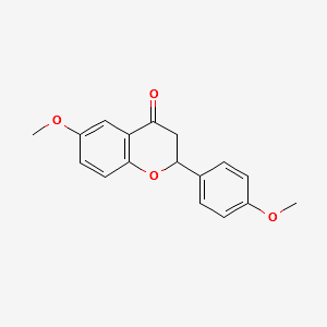 6,4'-Dimethoxy flavanone structure, CAS 6336-07-8