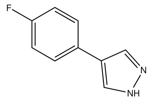 1H-Pyrazole,4-(4-fluorophenyl)-(9CI) structure, CAS 204384-26-9