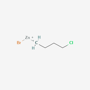 4-CHLOROBUTYLZINC BROMIDE structure, CAS 155589-48-3