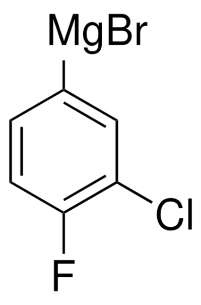 3-CHLORO-4-FLUOROPHENYLMAGNESIUM BROMID& structure, CAS 413589-34-1