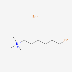 1-BROMO-6-(TRIMETHYLAMMONIUM)HEXYL BROMIDE structure, CAS 32765-81-4