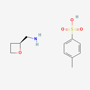 [(2S)-oxetan-2-yl]methana mine-4-methylbenzenesul fonic acid structure, CAS 2740593-38-6