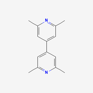 2,2',6,6'-TETRAMETHYL-4,4'-BIPYRIDINE structure, CAS 6662-72-2