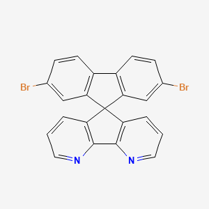 4,5-Diaza-2',7'-dibroMo-9,9'-spirobifluorene structure, CAS 198142-63-1