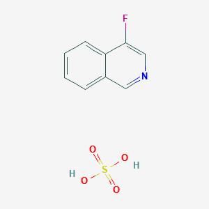 4-fluoroisoquinoline sulfate structure, CAS 906820-09-5