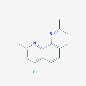 4-Chloro-2,9-dimethyl-1,10-phenanthroline structure, CAS 2131054-09-4