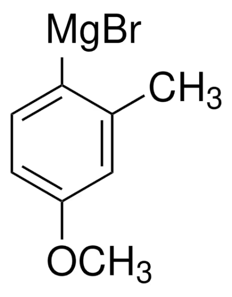 4-Methoxy-2-Methylphenylmagnesium Bromide - 0.5 M in THF structure, CAS 148706-30-3