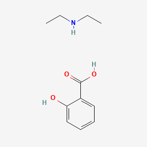 DIETHYLAMINE SALICYLATE structure, CAS 4419-92-5