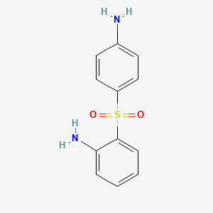 2,4'-Diaminophenyl Sulfone (Dapsone impurity-5) structure, CAS 27147-69-9