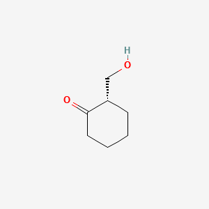 (S)-2-HYDROXYMETHYLCYCLOHEXANONE structure, CAS 220199-90-6
