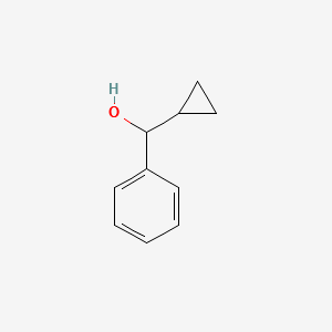 ALPHA-CYCLOPROPYLBENZYL ALCOHOL structure, CAS 1007-03-0