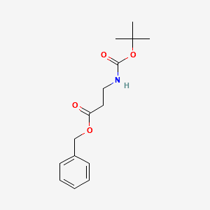 Boc-β-alanine Benzyl Ester structure, CAS 88574-54-3