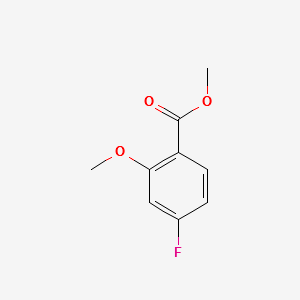 4-FLUORO-2-METHOXYBENZOIC ACID METHYL ESTER structure, CAS 204707-42-6