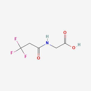 2-(3,3,3-trifluoropropanamido)acetic acid structure, CAS 923972-81-0