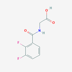 (2,3-difluorobenzoyl)amino]aceticacid structure, CAS 1072833-89-6