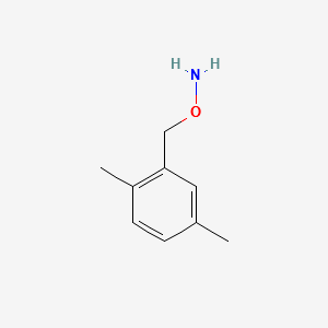 Hydroxylamine, O-[(2,5-dimethylphenyl)methyl]- (9CI) structure, CAS 787510-96-7