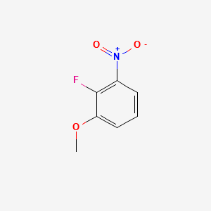 2-Fluoro-1-methoxy-3-nitrobenzene structure, CAS 445-68-1