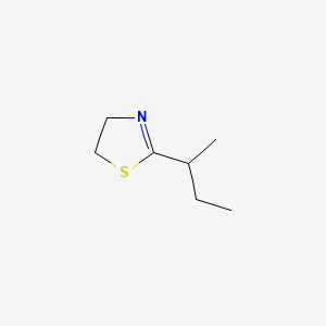 2-(sec-butyl)-4,5-dihydrothiazole structure, CAS 56367-27-2