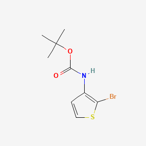 tert-butyl (2-broMothiophen-3-yl)carbaMate structure, CAS 21483-64-7