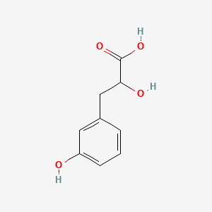 2-Hydroxy-3-(3-hydroxy-phenyl)-propionic acid structure, CAS 3247-74-3