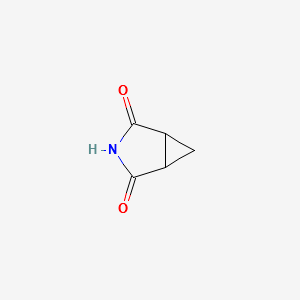 3-AZABICYCLO[3.1.0]HEXANE-2,4-DIONE structure, CAS 5617-69-6