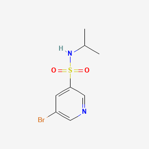 5-broMo-N-isopropylpyridine-3-sulfonaMide structure, CAS 1240282-56-7