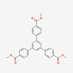 1,3,5-tris[(4-methoxycarbonyl)phenyl]benzene structure, CAS 117100-41-1