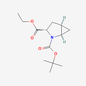 N-Boc-L-trans-4,5-methanoproline ethyl ester structure, CAS 214193-10-9