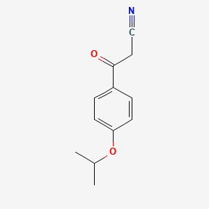4-Isopropoxybenzoylacetonitrile structure, CAS 884504-22-7
