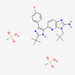 LY2228820 structure, CAS 862507-23-1