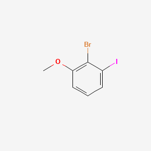 2-Bromo-3-iodoanisole structure, CAS 74128-84-0