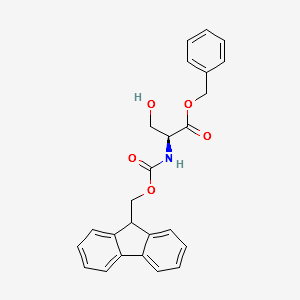 FMOC-SER(BZL)-OH structure, CAS 73724-46-6