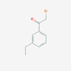 3-Ethylphenacyl bromide structure, CAS 152074-06-1