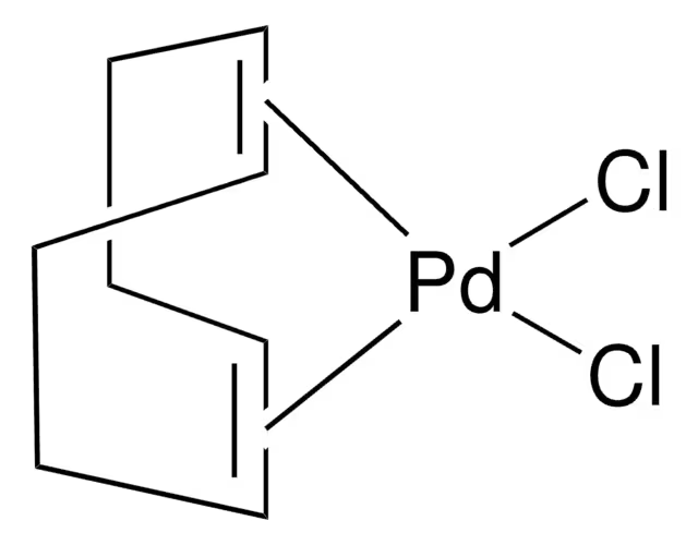 Dichloro(norbornadiene)palladium(II) structure, CAS 12317-46-3