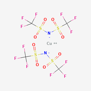 Copper(II) Bis(trifluoromethanesulfonyl)imide structure, CAS 162715-14-2