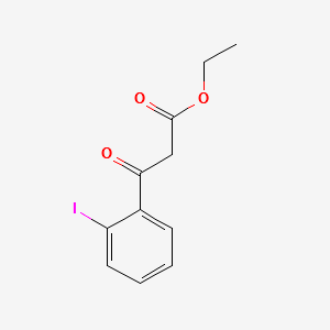 ETHYL(2-IODOBENZOYL)ACETATE structure, CAS 90034-85-8
