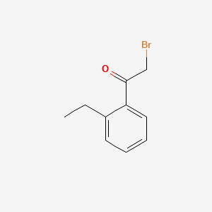Ethanone, 2-bromo-1-(2-ethylphenyl)- (9CI) structure, CAS 593270-22-5