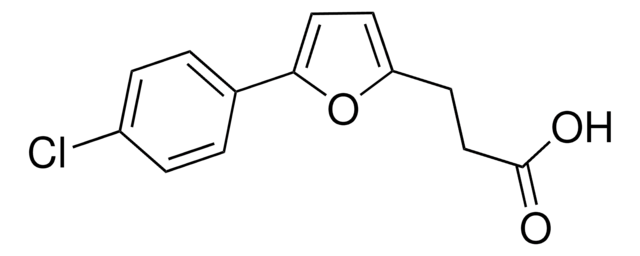 3-[5-(4-Chloro-phenyl)-furan-2-yl]-propionic acid structure, CAS 23589-02-8