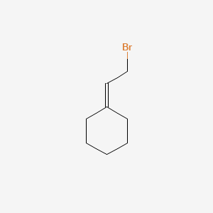 (2-bromoethylidene)cyclohexane structure, CAS 932-86-5