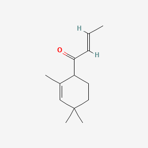 (E)-1-(2,4,4-Trimethyl-2-cyclohexen-1-yl)-2-buten-1-one structure, CAS 39872-57-6