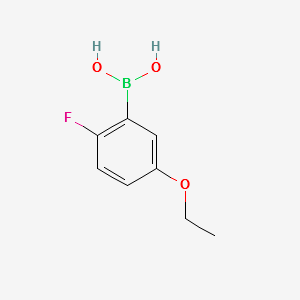 5-ETHOXY-2-FLUOROPHENYLBORONIC ACID structure, CAS 900174-60-9
