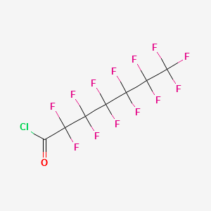 PERFLUOROHEPTANOYL CHLORIDE structure, CAS 52447-22-0