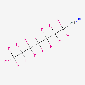 PERFLUOROOCTANONITRILE structure, CAS 647-12-1