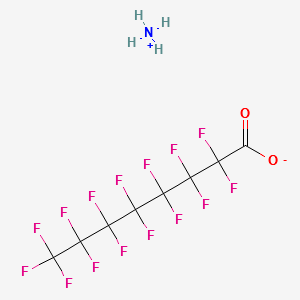 PERFLUOROOCTANOIC ACID AMMONIUM SALT structure, CAS 3825-26-1